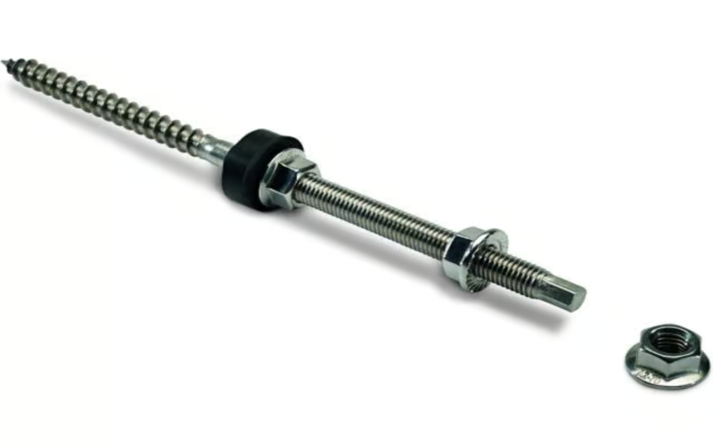 Stock screw set (for wood) M12 200 mm